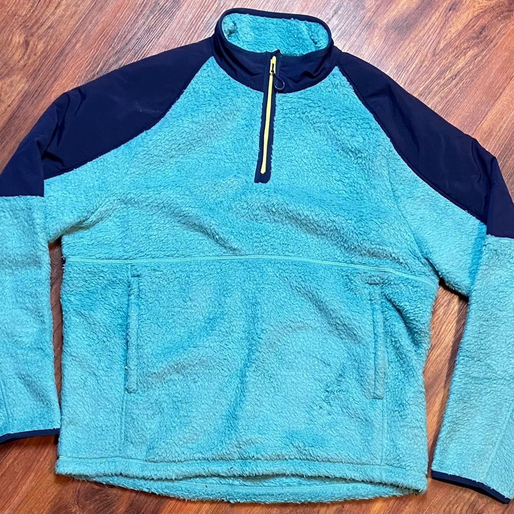 Outerknown Skyline Sherpa Fleece Quarter Zip L